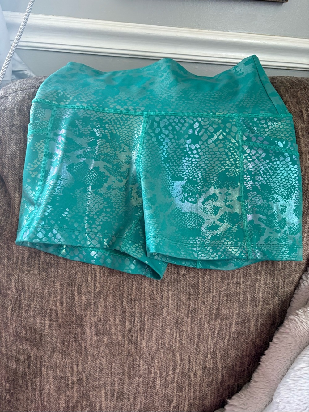 CVG XS shorts 2.5” glisten jade